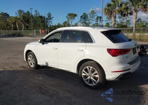 2022 Audi Q3 Premium 45 Tfsi S Line Quattro Tiptronic из США, поврежденный, VIN WA1DECF3XN1123242